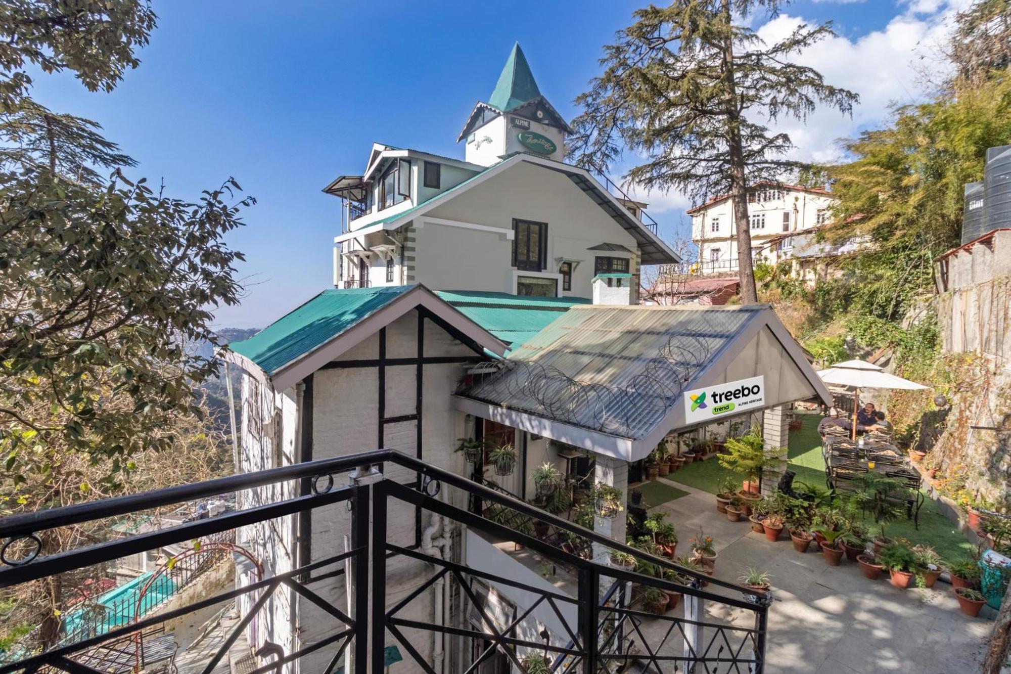 Treebo The Alpine Heritage Residency Шимла Экстерьер фото